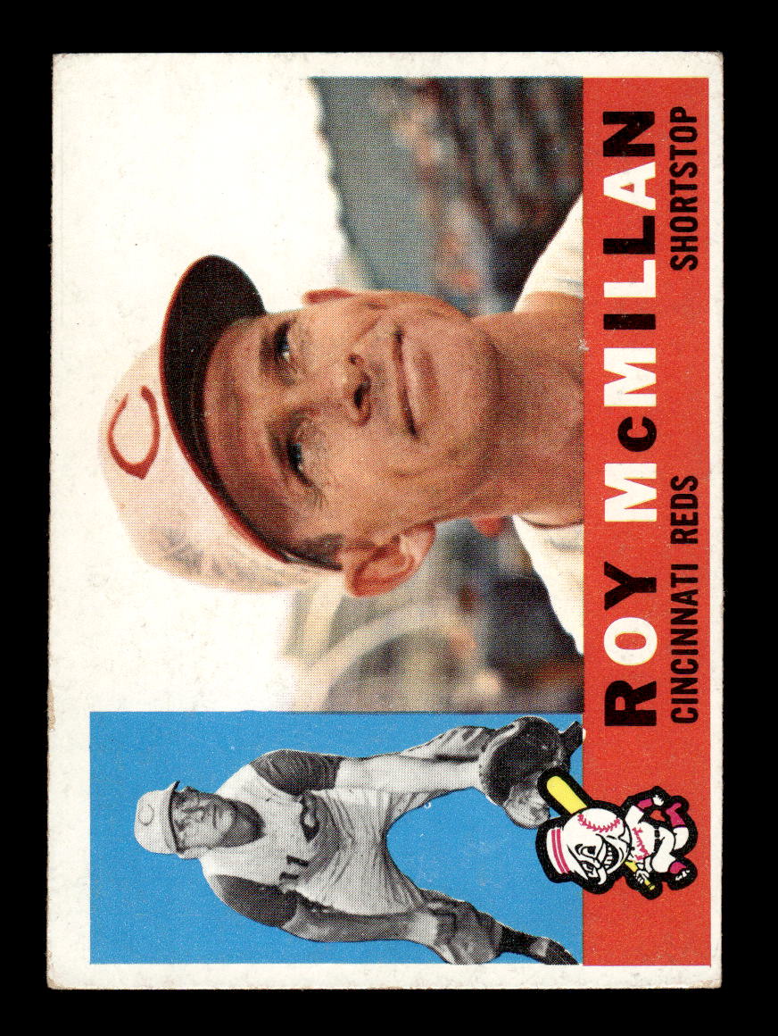 1960 Topps #45 Roy McMillan - Cincinnati Reds EX