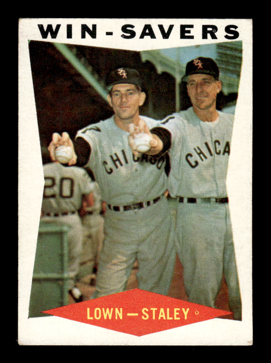 1960 Topps #57 Win-Savers - Turk Lown / Jerry Staley EX