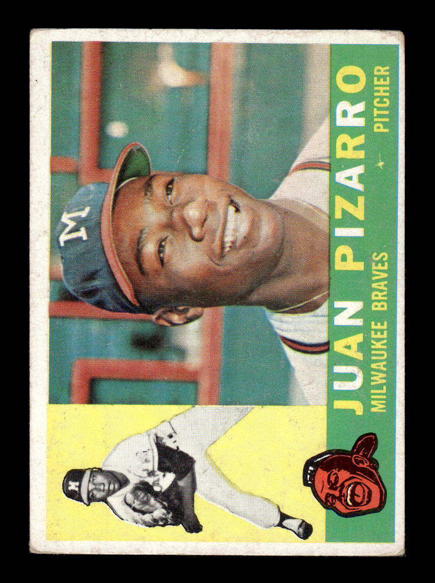 1960 Topps #59 Juan Pizarro - Milwaukee Braves VG