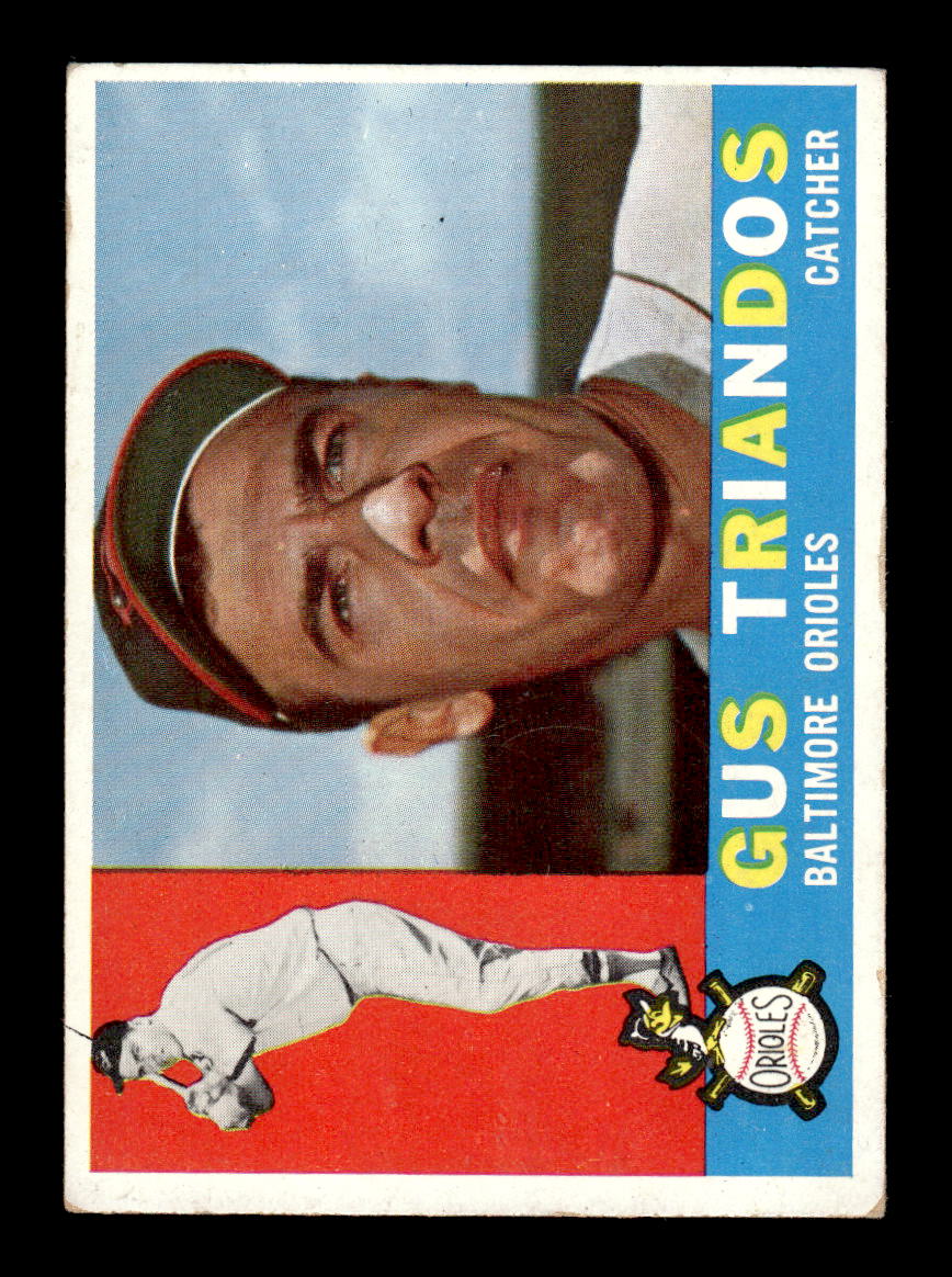 1960 Topps #60 Gus Triandos - Baltimore Orioles EX