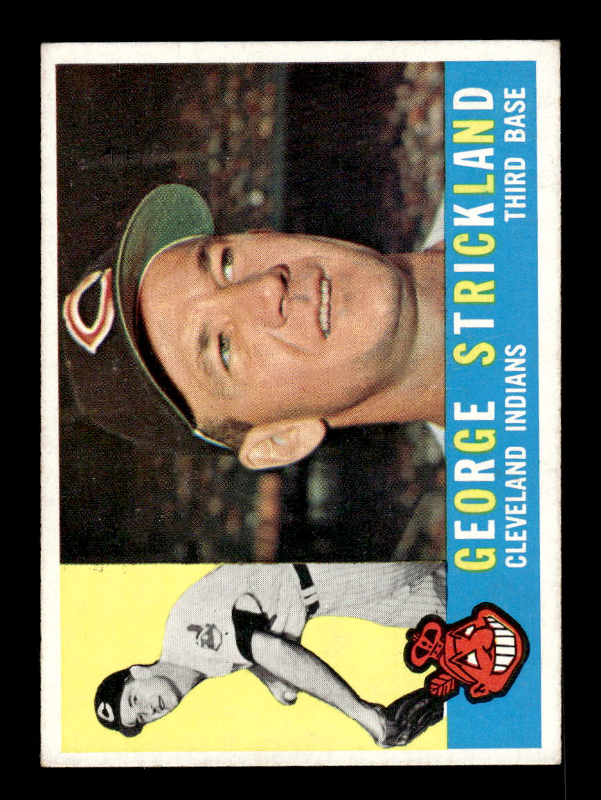 1960 Topps #63 George Strickland - Cleveland Indians EX