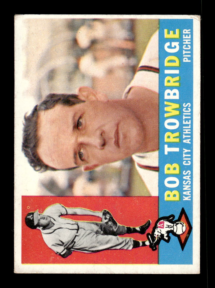 1960 Topps #66 Bob Trowbridge - Kansas City Athletics VGEX