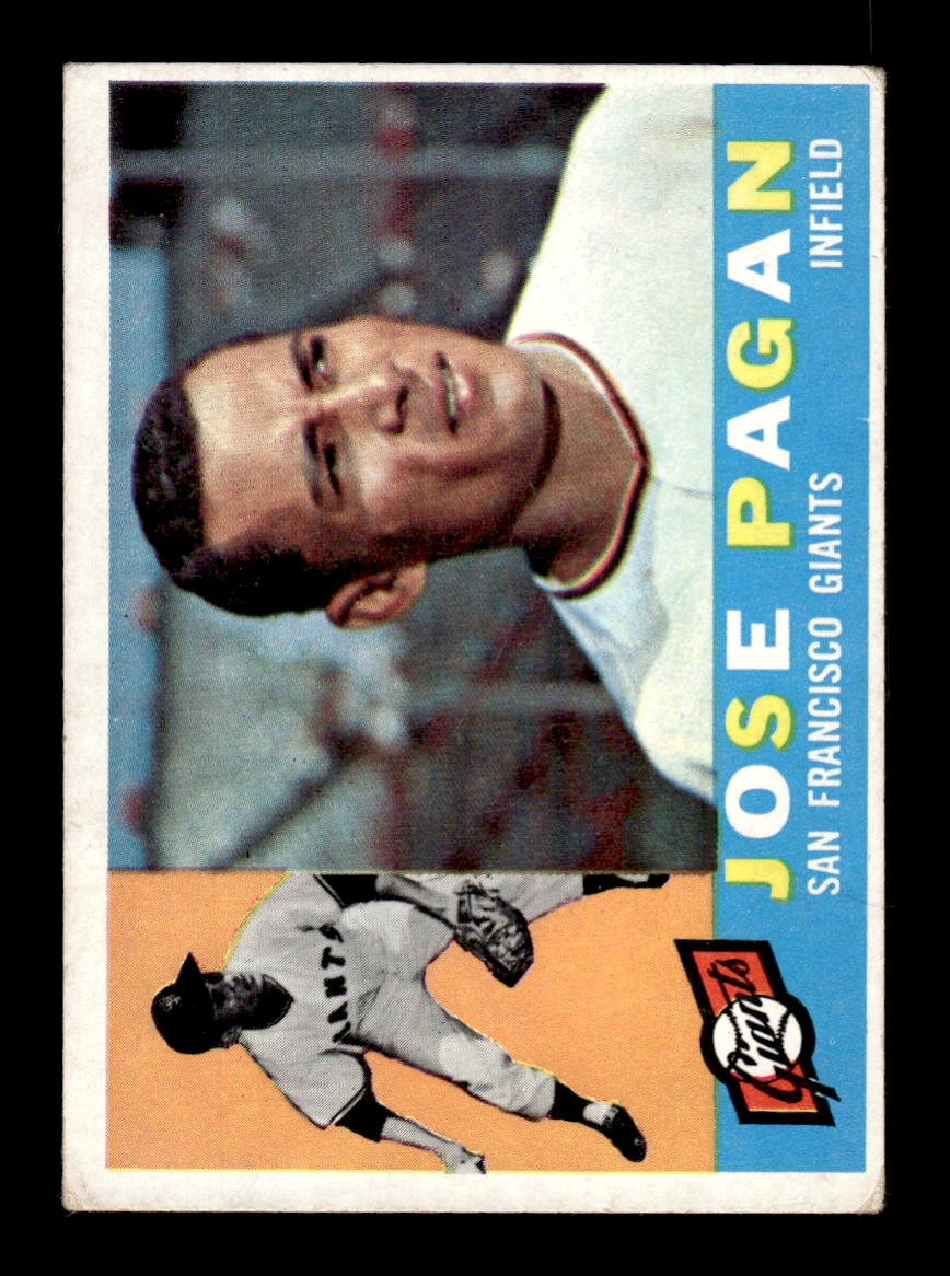 1960 Topps #67 Jose Pagan - San Francisco Giants RC EX