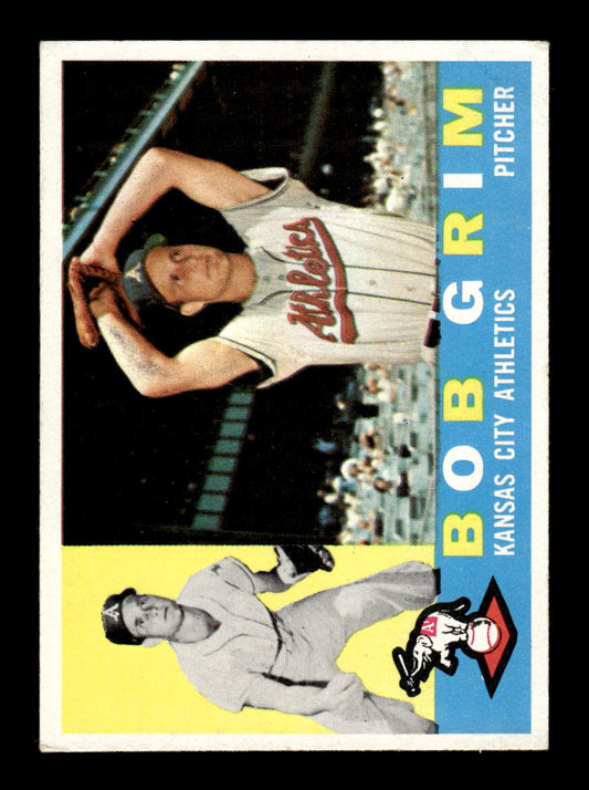 1960 Topps #78 Bob Grim - Kansas City Athletics EX