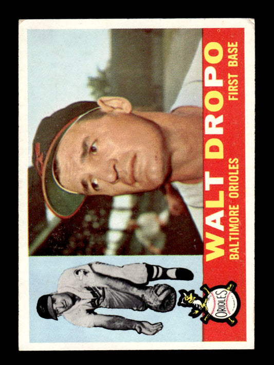 1960 Topps #79 Walt Dropo - Baltimore Orioles EX