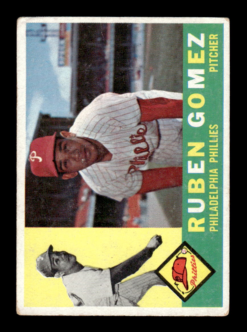 1960 Topps #82 Ruben Gomez - Philadelphia Phillies VG
