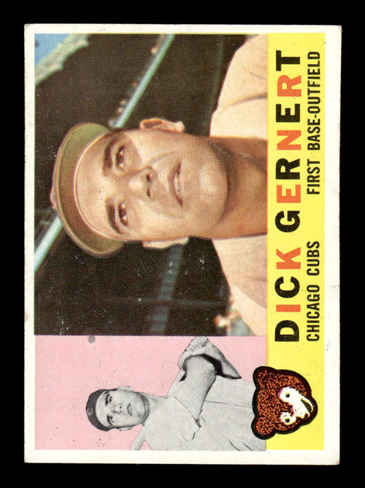 1960 Topps #86 Dick Gernert - Chicago Cubs EX