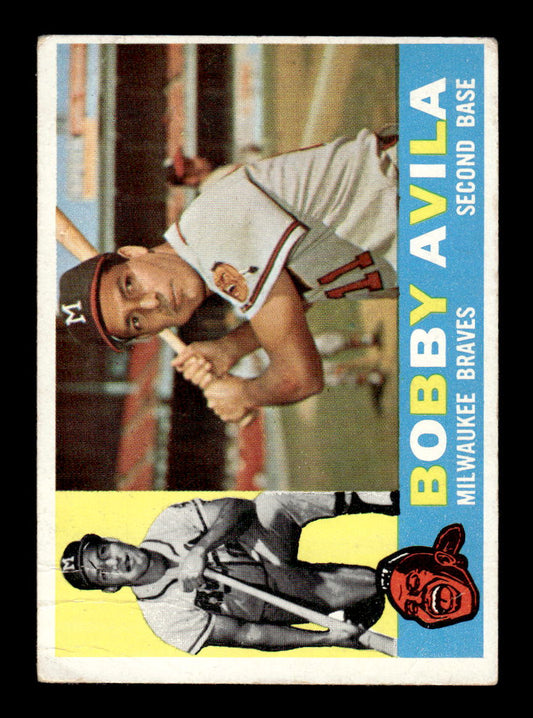 1960 Topps #90 Bobby Avila - Milwaukee Braves VG