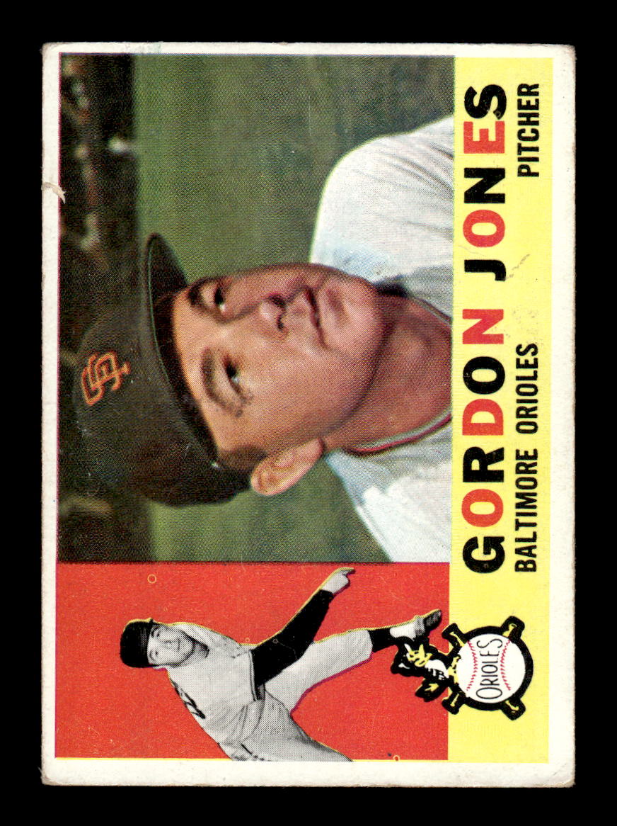 1960 Topps #98 Gordon Jones - Baltimore Orioles VG