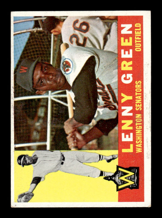 1960 Topps #99 Lenny Green - Washington Senators EX