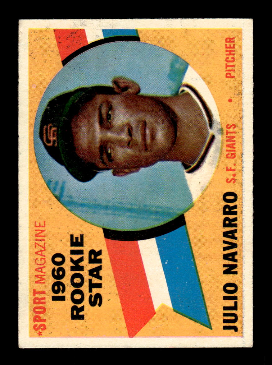 1960 Topps #140 Julio Navarro - San Francisco Giants RC EXMT