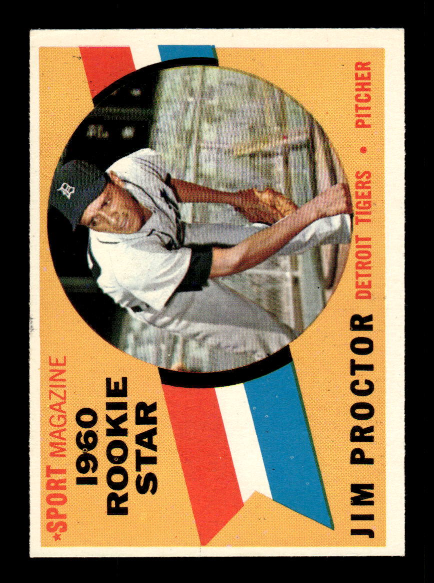 1960 Topps #141 Jim Proctor - Detroit Tigers RC EXMT