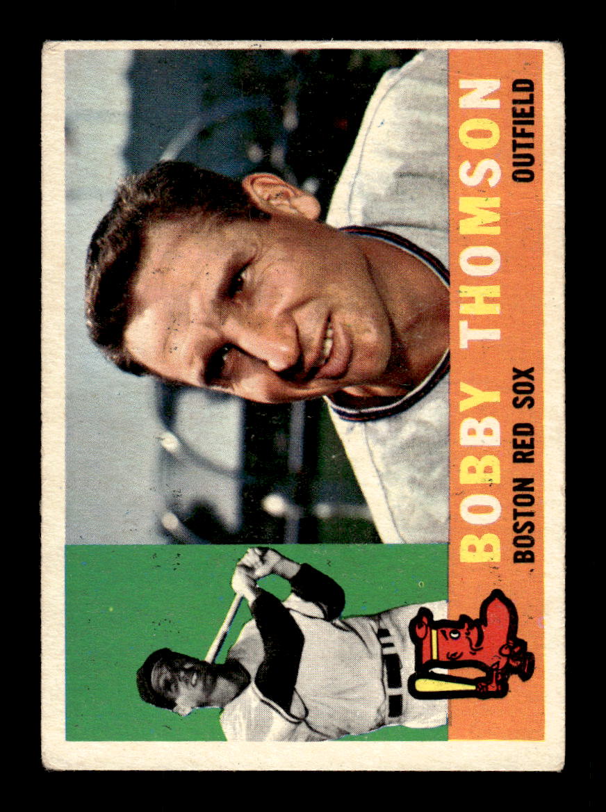 1960 Topps #153 Bobby Thomson - Boston Red Sox VGEX