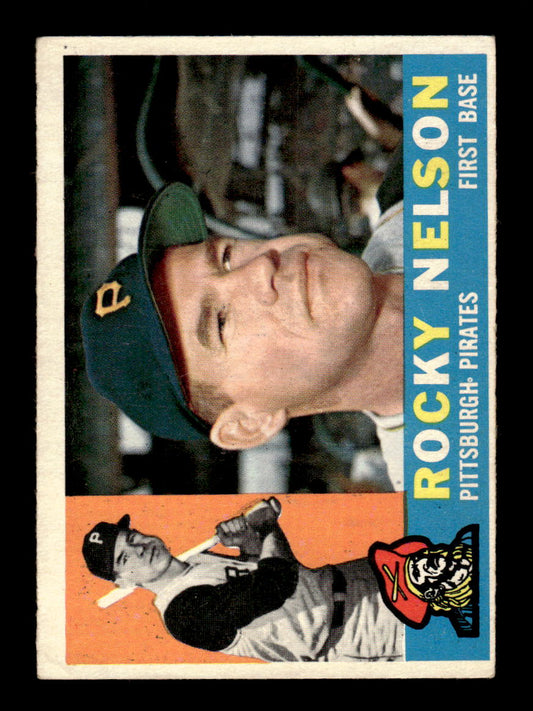 1960 Topps #157 Rocky Nelson - Pittsburgh Pirates EX