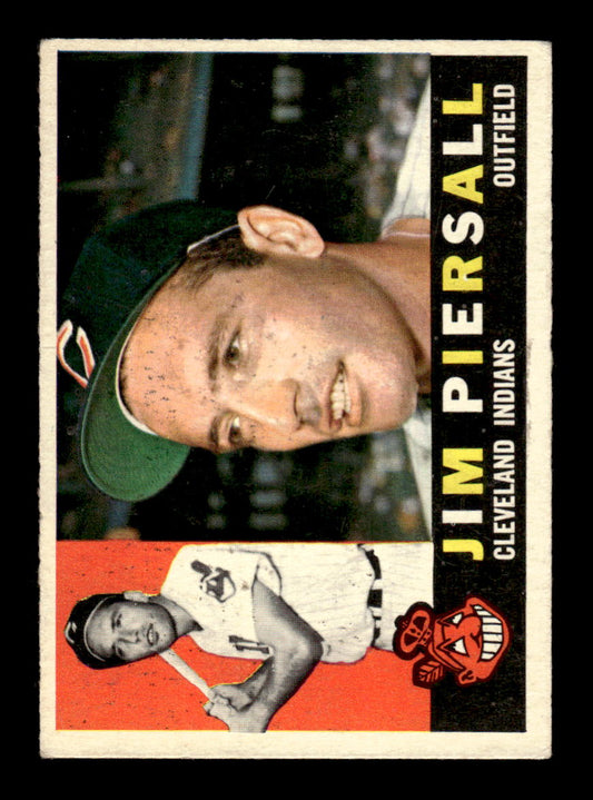 1960 Topps #159 Jim Piersall - Cleveland Indians EX