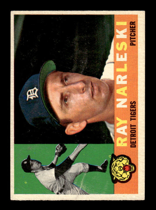 1960 Topps #161 Ray Narleski - Detroit Tigers EX
