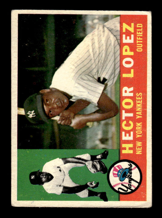 1960 Topps #163 Hector Lopez - New York Yankees EX