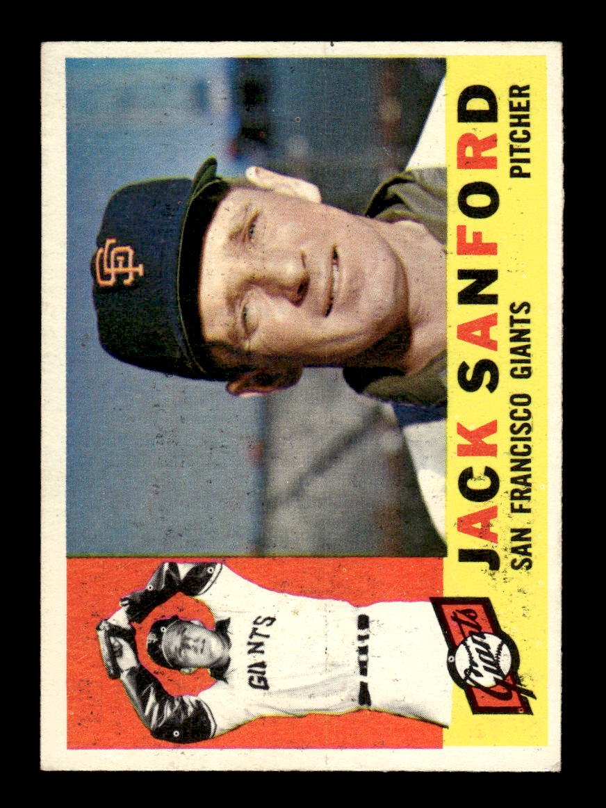 1960 Topps #165 Jack Sanford - San Francisco Giants EXMT