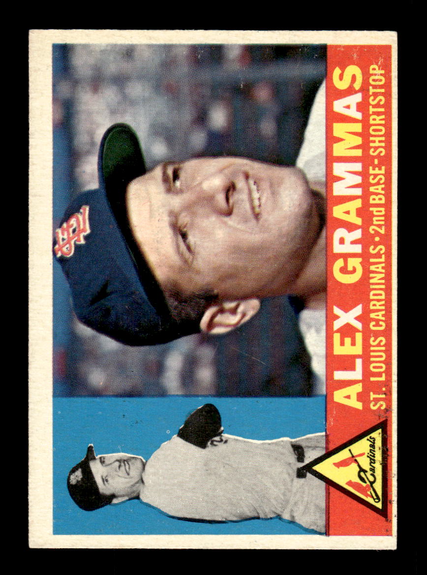 1960 Topps #168 Alex Grammas - St. Louis Cardinals EX