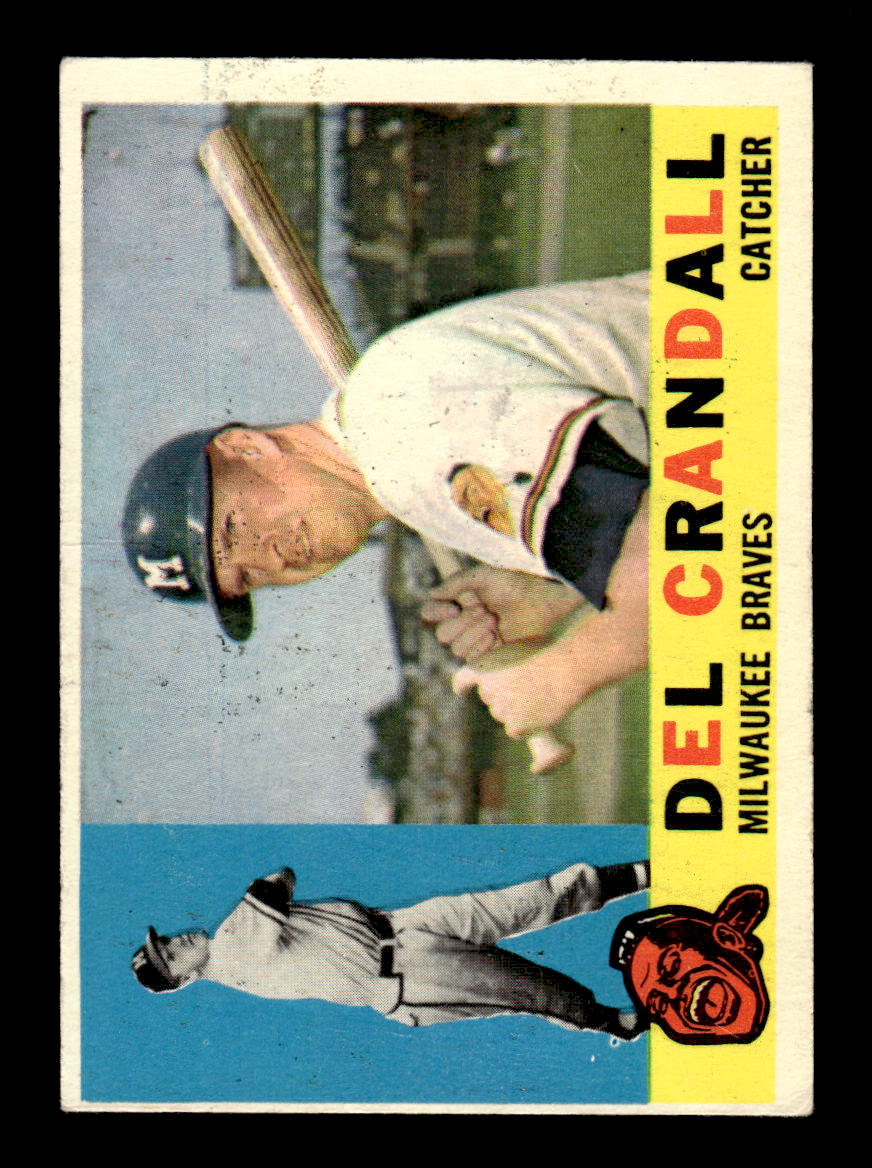 1960 Topps #170 Del Crandall - Milwaukee Braves VG