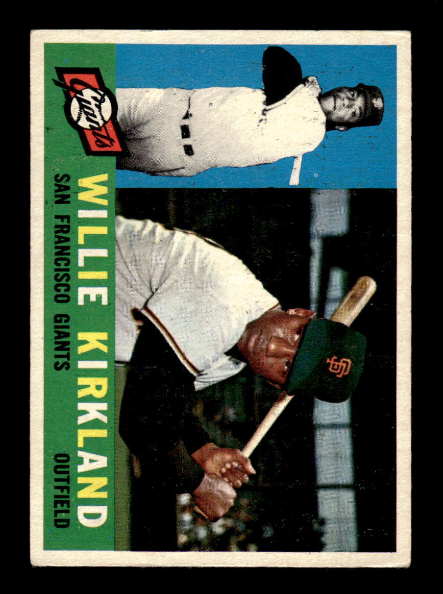 1960 Topps #172 Willie Kirkland - San Francisco Giants EX
