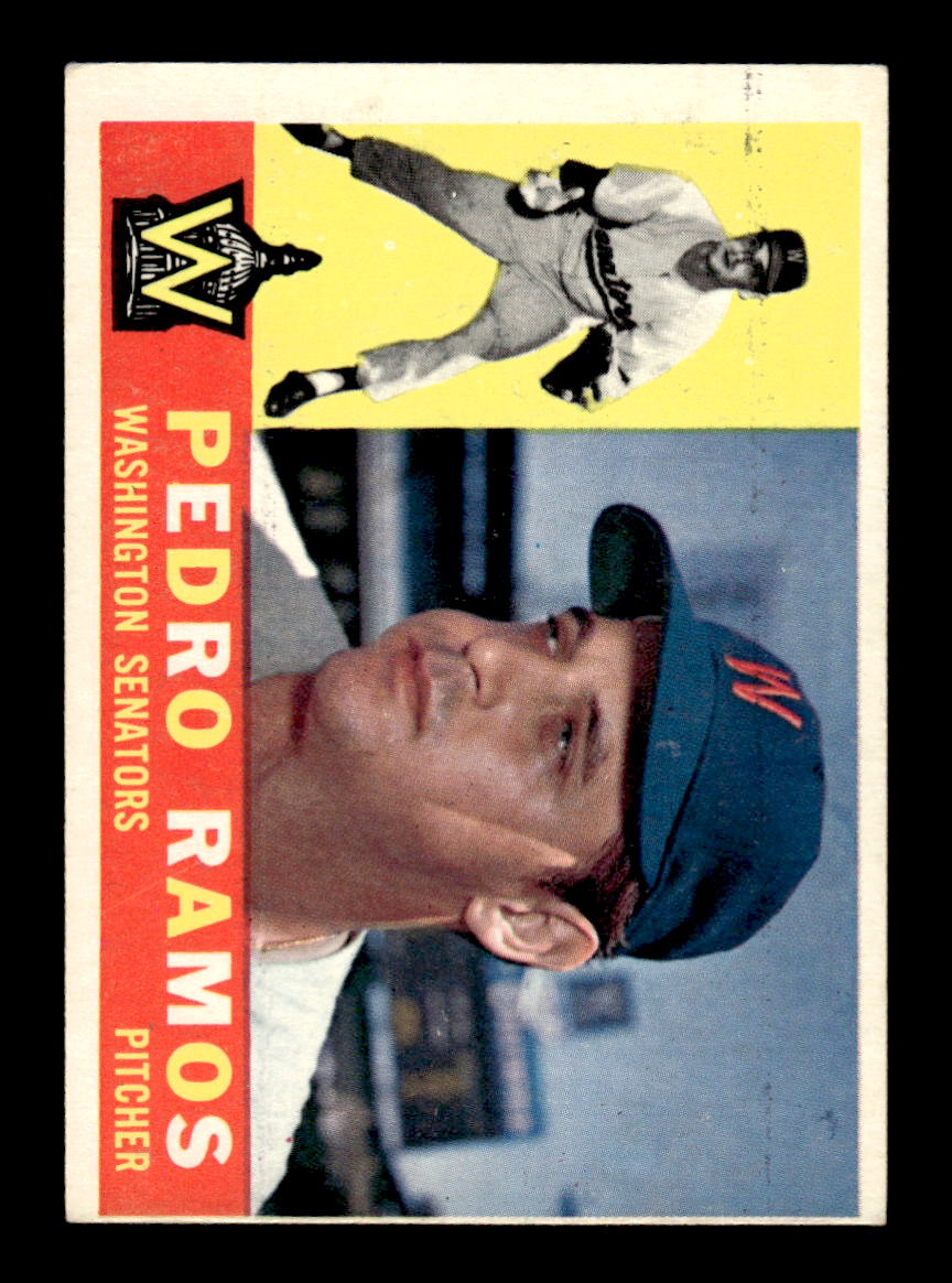 1960 Topps #175 Pedro Ramos - Washington Senators EX