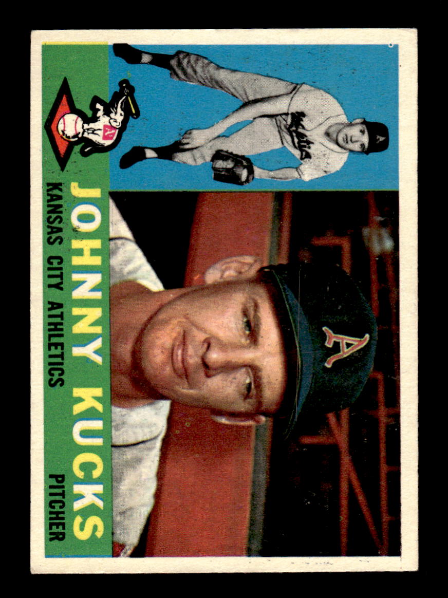 1960 Topps #177 Johnny Kucks - Kansas City Athletics EXMT