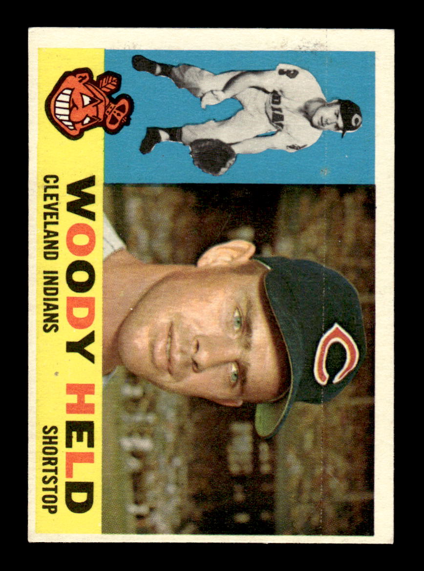 1960 Topps #178 Woodie Held - Cleveland Indians EX