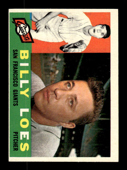 1960 Topps #181 Billy Loes - San Francisco Giants EX