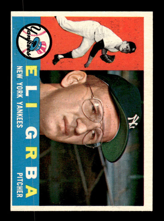 1960 Topps #183 Eli Grba RC - New York Yankees EX