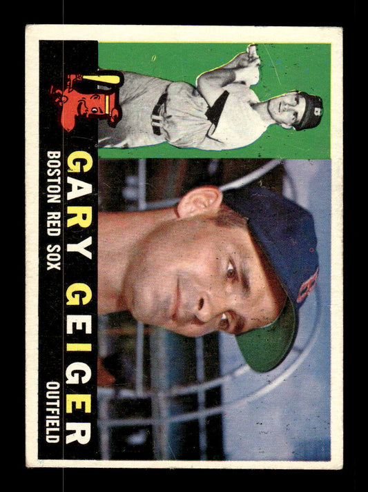 1960 Topps #184 Gary Geiger - Boston Red Sox VG