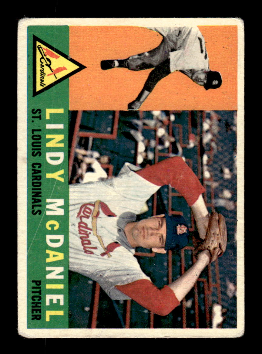 1960 Topps #195 Lindy McDaniel - St. Louis Cardinals VG