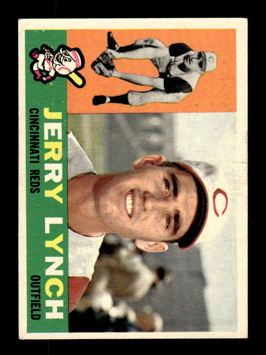 1960 Topps #198 Jerry Lynch - Cincinnati Reds EXMT
