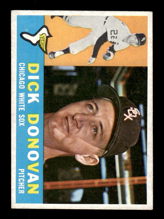 1960 Topps #199 Dick Donovan - Chicago White Sox VGEX