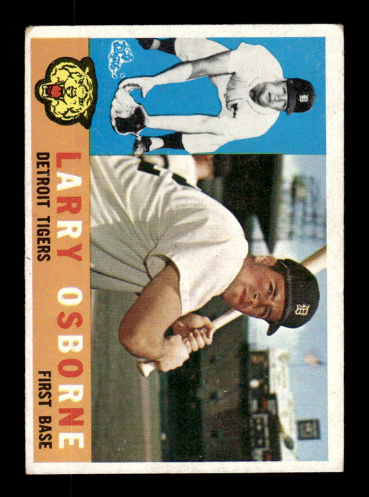 1960 Topps #201 Larry Osborne - Detroit Tigers EX