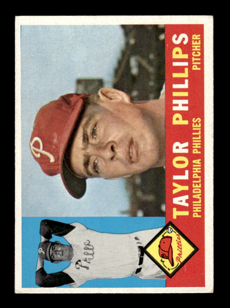 1960 Topps #211 Taylor Phillips - Philadelphia Phillies EX