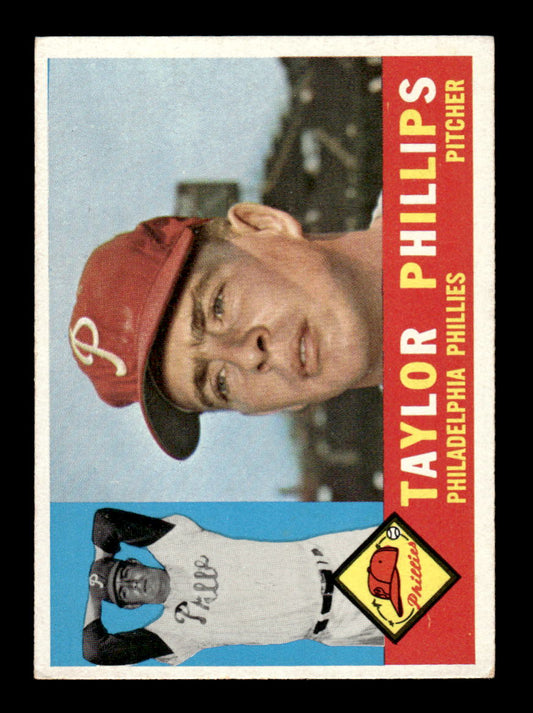 1960 Topps #211 Taylor Phillips - Philadelphia Phillies EX