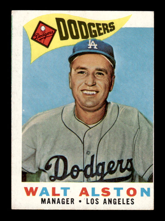 1960 Topps #212 Walt Alston - Los Angeles Dodgers VGEX