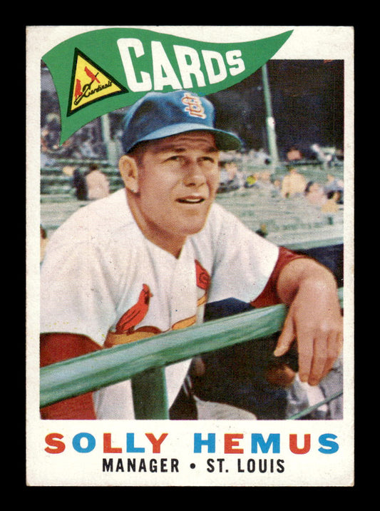 1960 Topps #218 Solly Hemus - St. Louis Cardinals EX