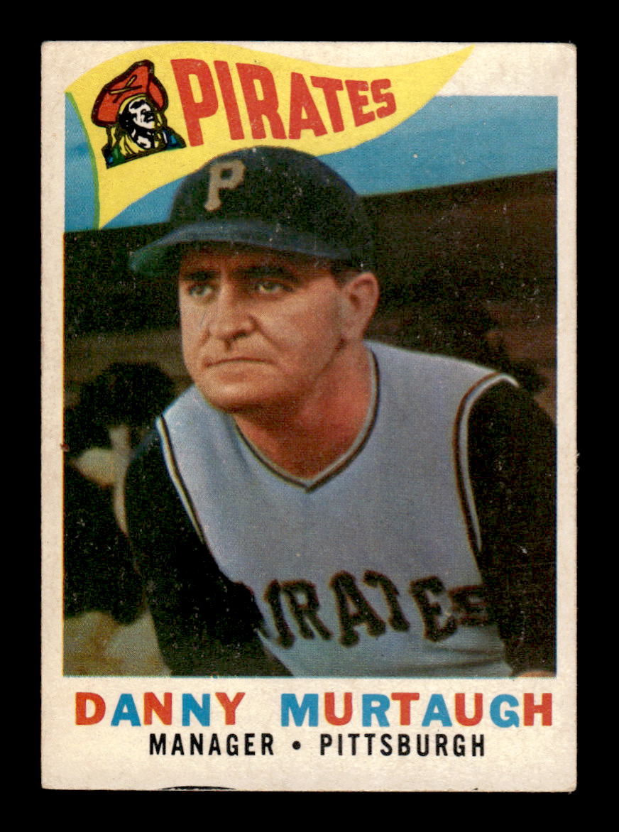 1960 Topps #223 Danny Murtaugh - Pittsburgh Pirates EX