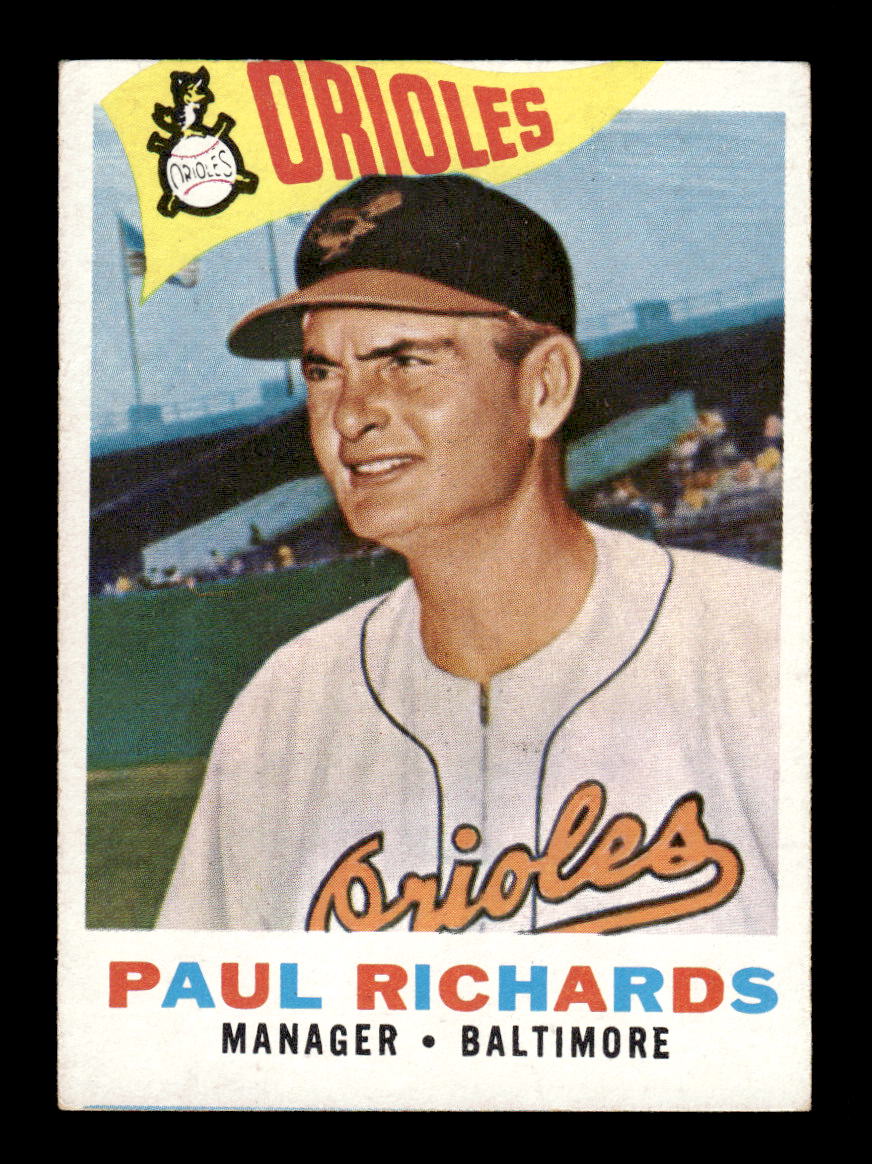 1960 Topps #224 Paul Richards - Baltimore Orioles EX