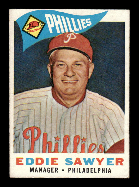 1960 Topps #226 Eddie Sawyer - Philadelphia Phillies EX