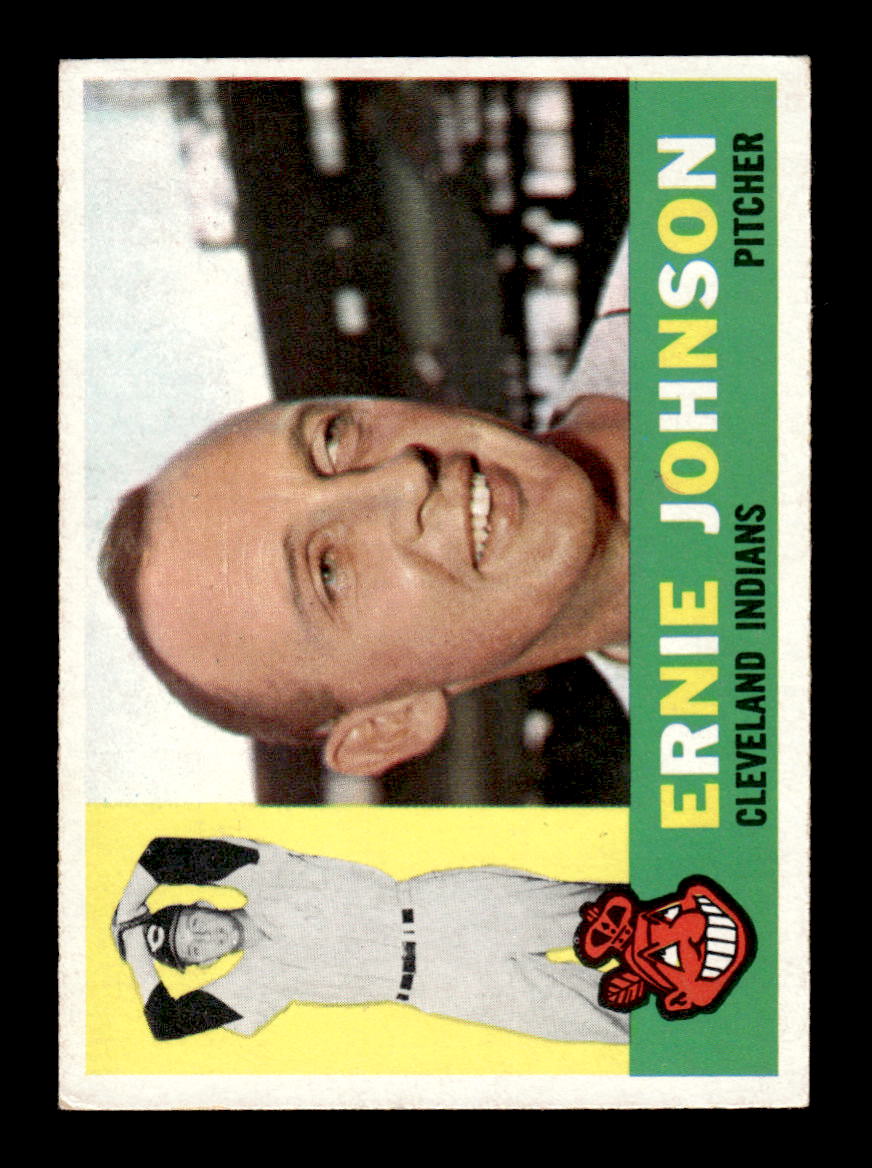 1960 Topps #228 Ernie Johnson - Cleveland Indians EX