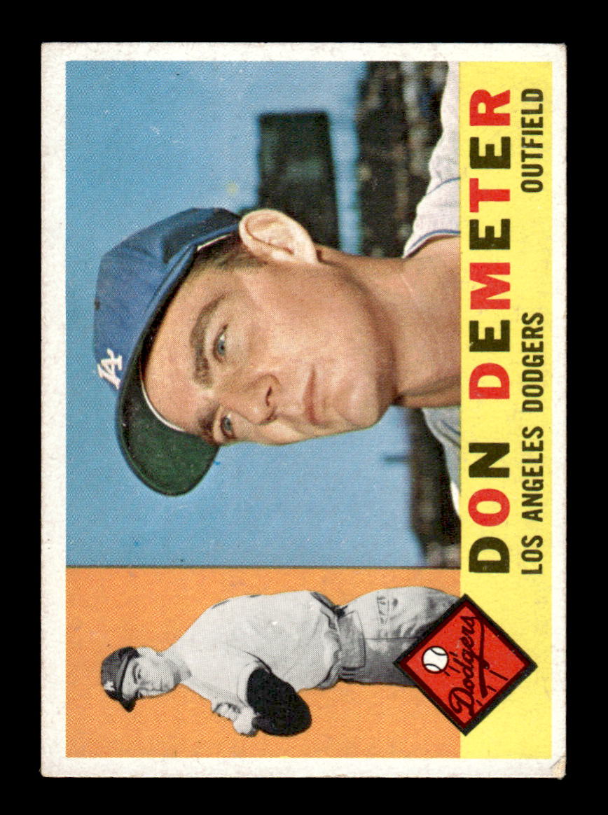 1960 Topps #234 Don Demeter - Los Angeles Dodgers EX