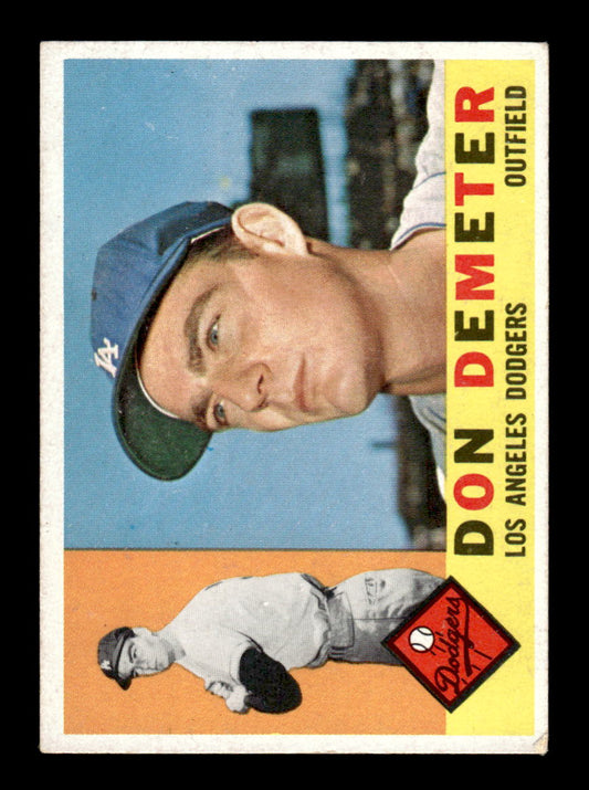 1960 Topps #234 Don Demeter - Los Angeles Dodgers EX