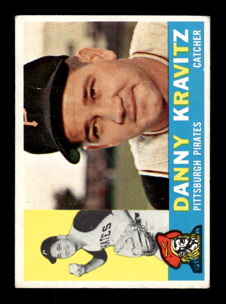 1960 Topps #238 Danny Kravitz - Pittsburgh Pirates VG