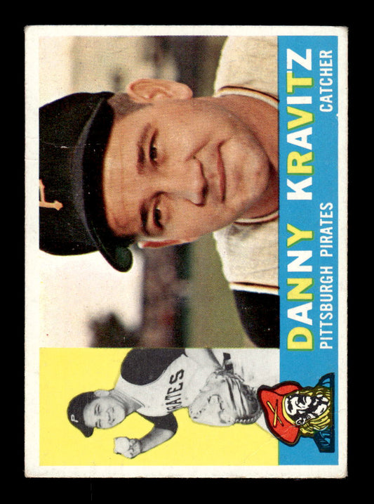 1960 Topps #238 Danny Kravitz - Pittsburgh Pirates VG