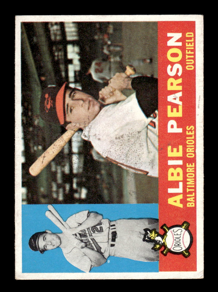 1960 Topps #241 Albie Pearson - Baltimore Orioles VGEX