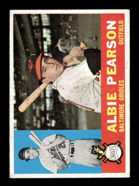 1960 Topps #241 Albie Pearson - Baltimore Orioles VGEX