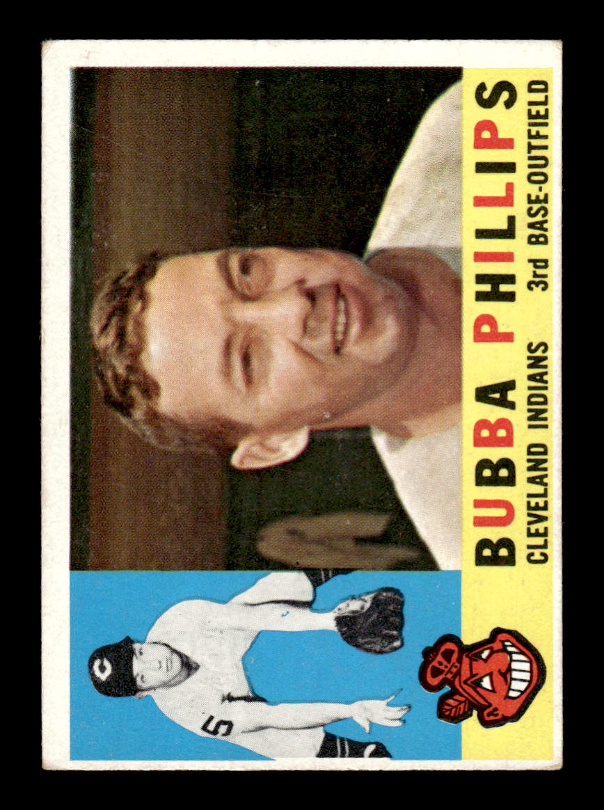 1960 Topps #243 Bubba Phillips - Cleveland Indians VGEX